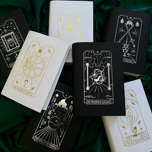 Hardcover HP Wizards Dust Covers Etsy