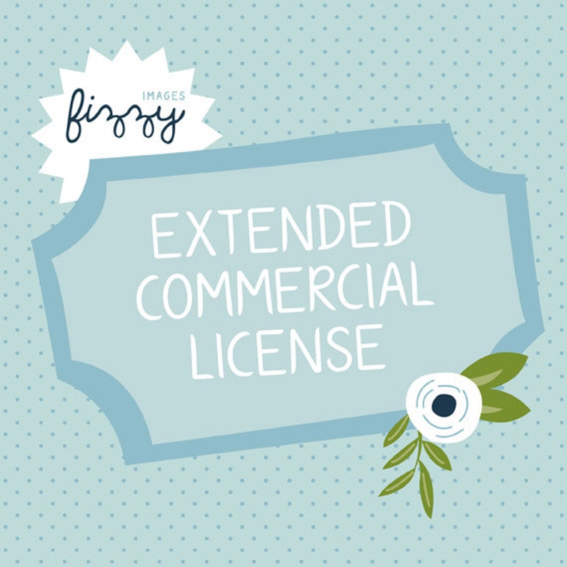 Extended Commerical Use License for Digital Graphics image 1