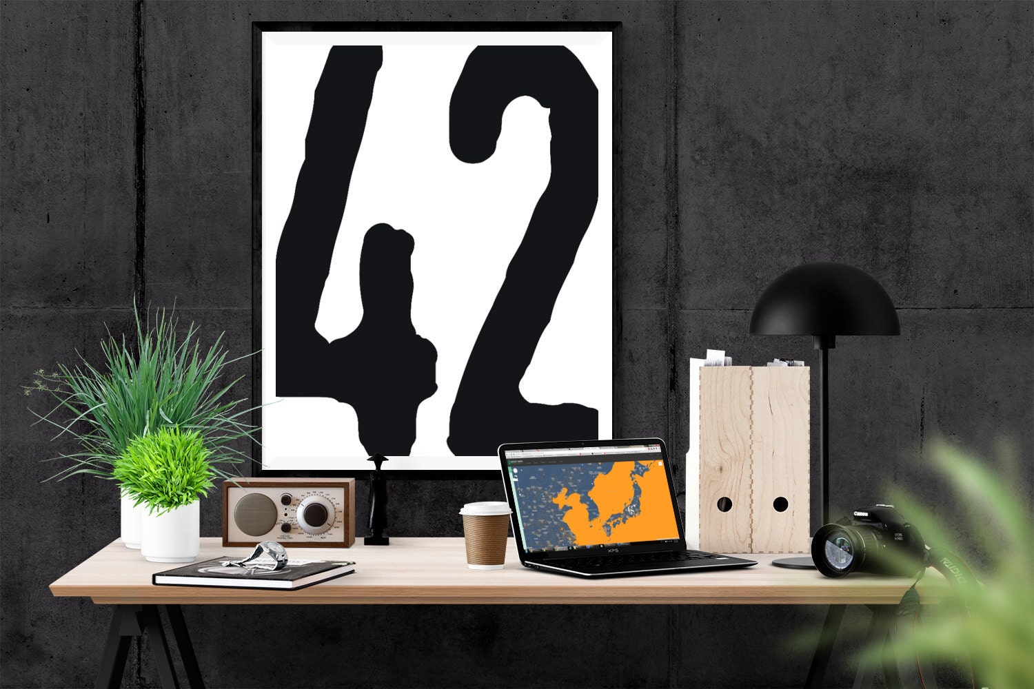 42 is the answer to life Hitchhiker's Guide to the Galaxy Etsy