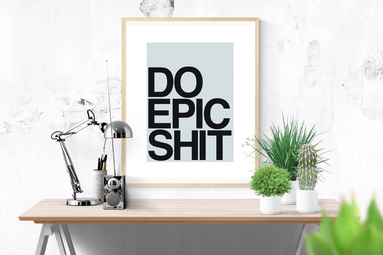 Printable Quote Do Epic Shit Motivational Typography Poster | Etsy