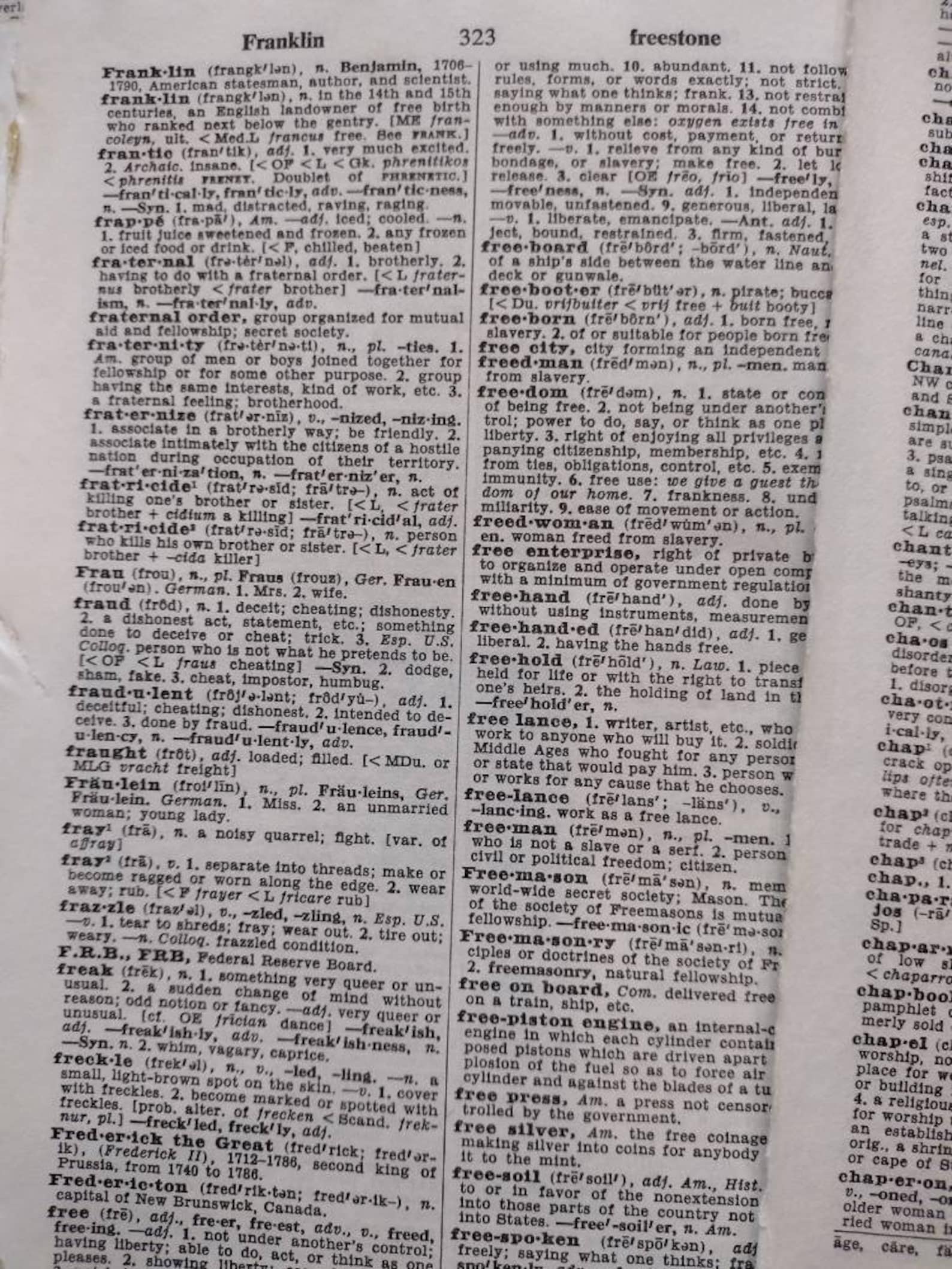 Dictionary Thesaurus Encyclopedia Page Bundles 50 or 100 Etsy