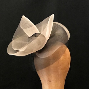 kentucky derby hat,&quot;Sara&quot; blush and black,fascinator headpiece,derby hats for women,derby hat, Wedding Headpiece,Fascinator Headband