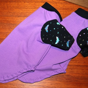 Small RTS PurrWear With Hologram Bats Sphynx Cat Clothing - Long Sleeve Style Shirt for all cats.