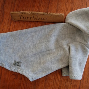 PurrWear Sphynx Cat Clothing - Hoodie, Long Sleeve Style for all cats.