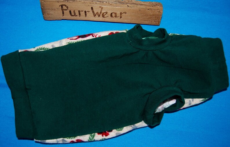 Cornish Rex and all short haired cats. Cotton Flannel and Cotton Jersey shirt for Sphynx Sphynx Cat Clothing Peterbalds