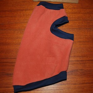 50% off SALE LARGE* RTS * SlipOn/SlipOff PurrWear Fleece Sweater  for Sphynx, Devon Rex, Peterbalds and all cats.