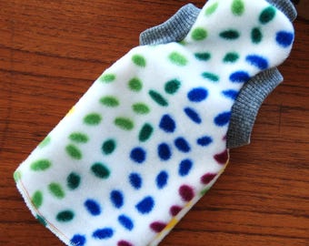 Kitten size Fleece sweater for Sphynx, Peterbalds, Cornish Rex and all short haired cats.