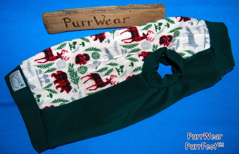 Cornish Rex and all short haired cats. Cotton Flannel and Cotton Jersey shirt for Sphynx Sphynx Cat Clothing Peterbalds