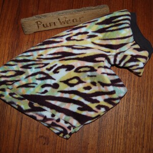 40% off SALE LARGE* RTS * SlipOn/SlipOff PurrWear Fleece Sweater  for Sphynx, Devon Rex, Peterbalds and all cats.