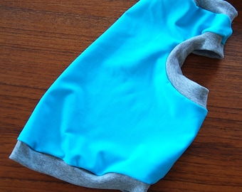 Tuta grande con protezione solare UPF 50+ *Slip-On/Slip-Off per gatti Sphynx e tutti i gatti che necessitano di protezione dai dannosi raggi solari.