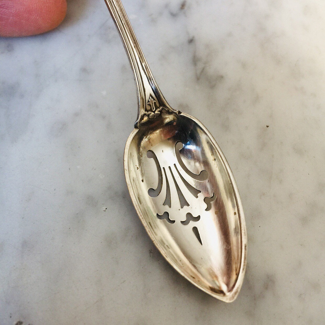 Vintage Sterling grapefruit spoon Etsy