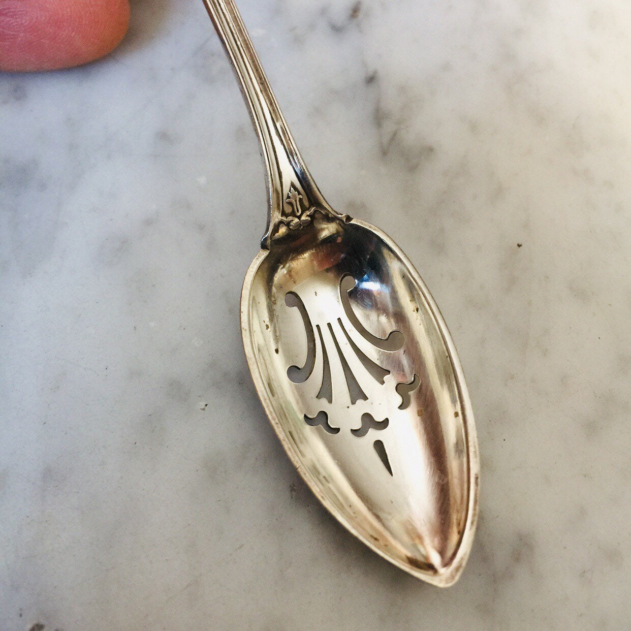 Vintage Sterling grapefruit spoon Etsy