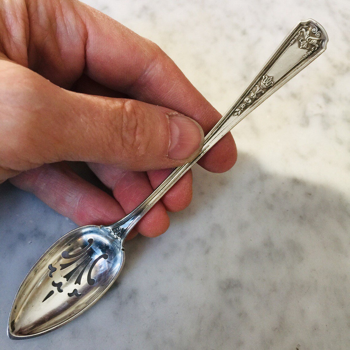 Vintage Sterling grapefruit spoon Etsy