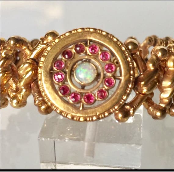 Ruby and Opal Vintage Antique sweetheart Stretch e