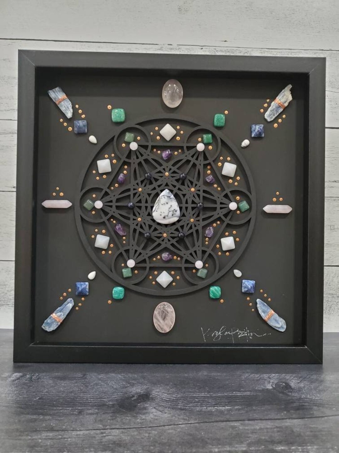Metatron's Cube Sacred Geometry Crystal Grid - "personal Power" - Etsy