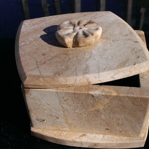 Handmade Marble Stone Memorial Keepsake Urn
