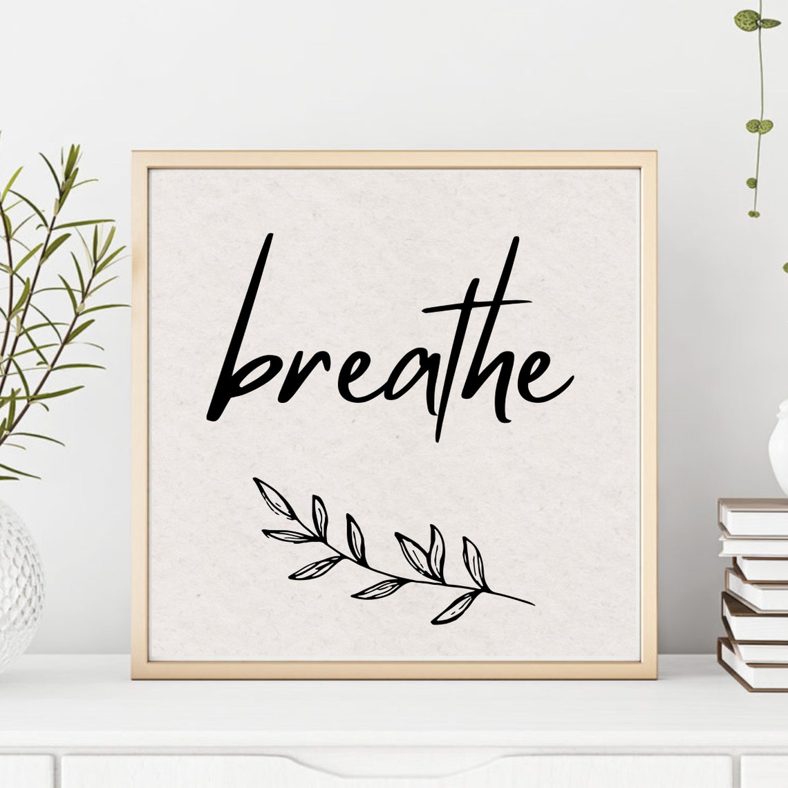 Unwind Relax Soak Breathe Printable Wall Art Etsy