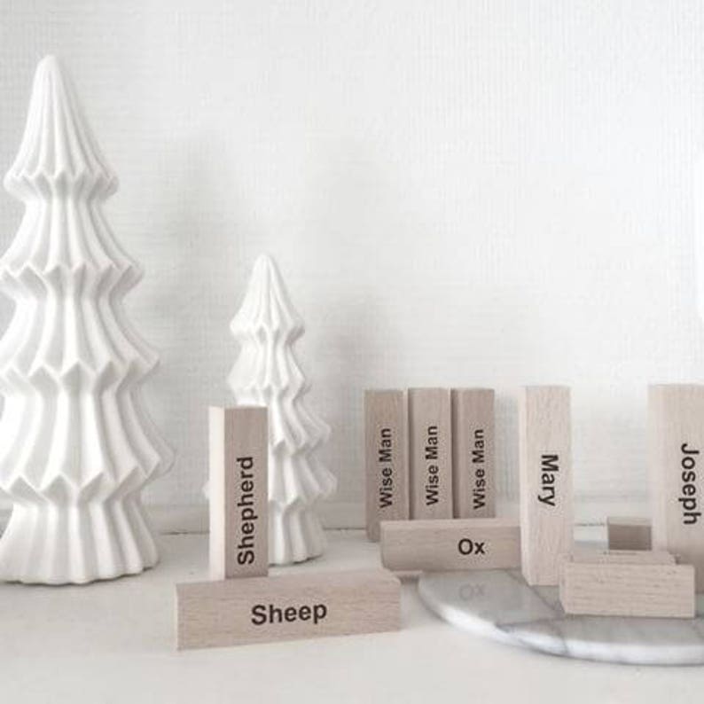 Minimal Nativity Set Bauhaus-Style image 2
