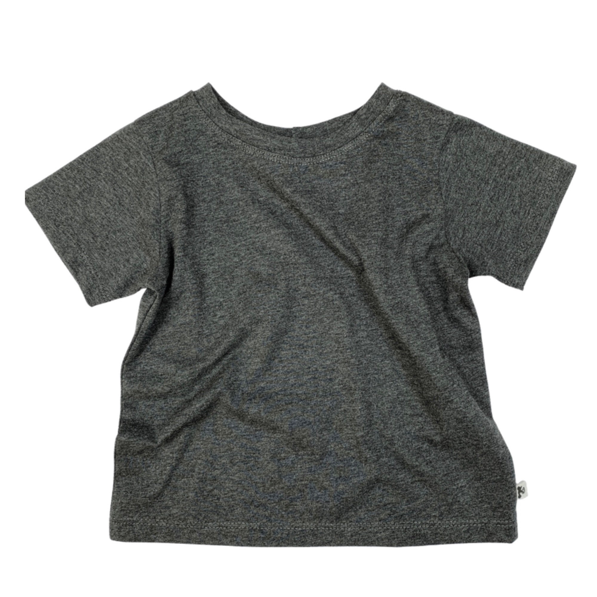 Organic kids tee Charcoal Marle Unisex t-shirt Tee shirt GOTS Certified ...