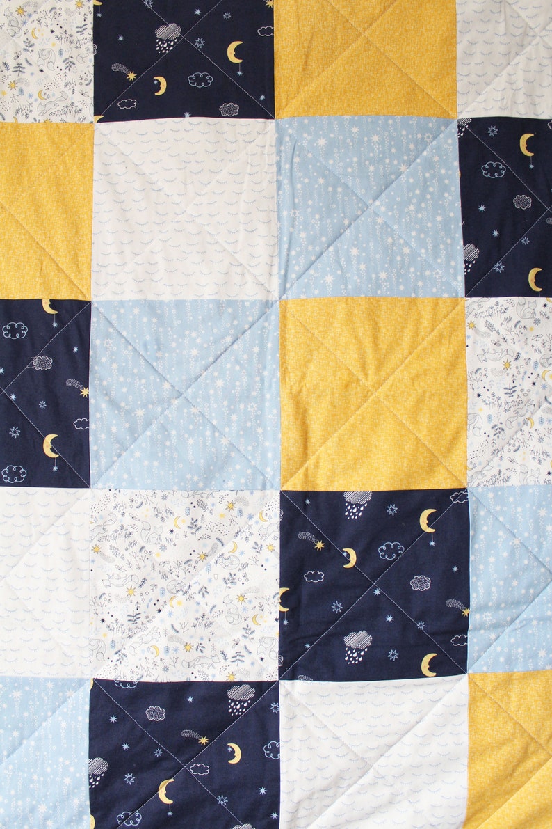 woodland cot quilt