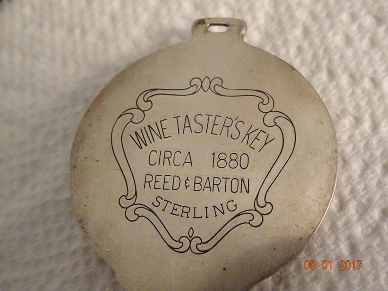 Sterling Silver Reed & Barton Wine Taster's Key 3 Etsy