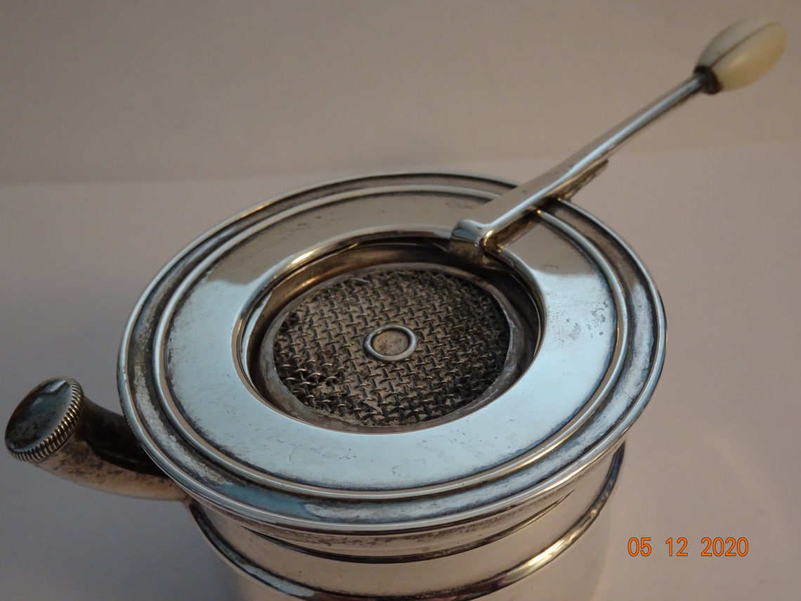 Gorham Sterling Silver Alcohol Burner for Chafing Dish or Tea Etsy