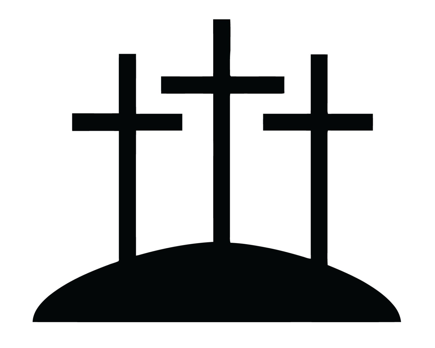 three crosses decal 3
