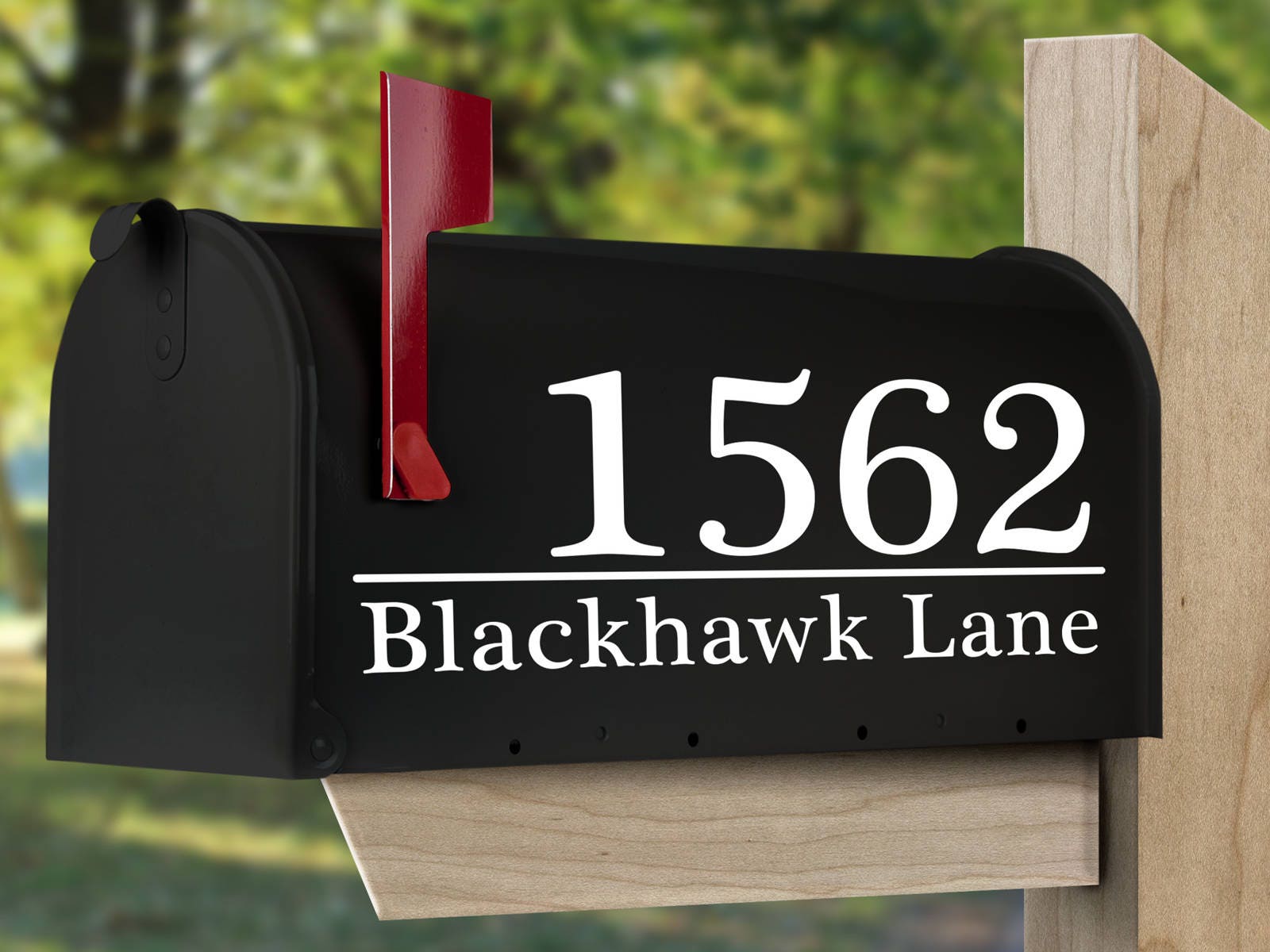 Custom mailbox decal. Personalized mailbox sticker set of Etsy