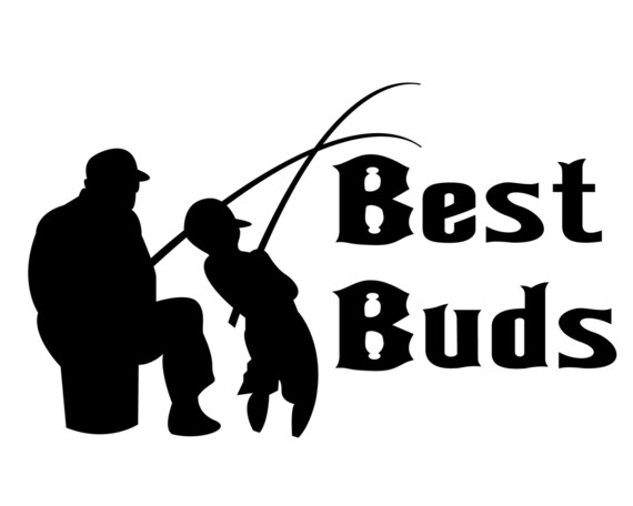 Fishing Decal Best Buds Decal Fishing Lover Sticker | Etsy Canada