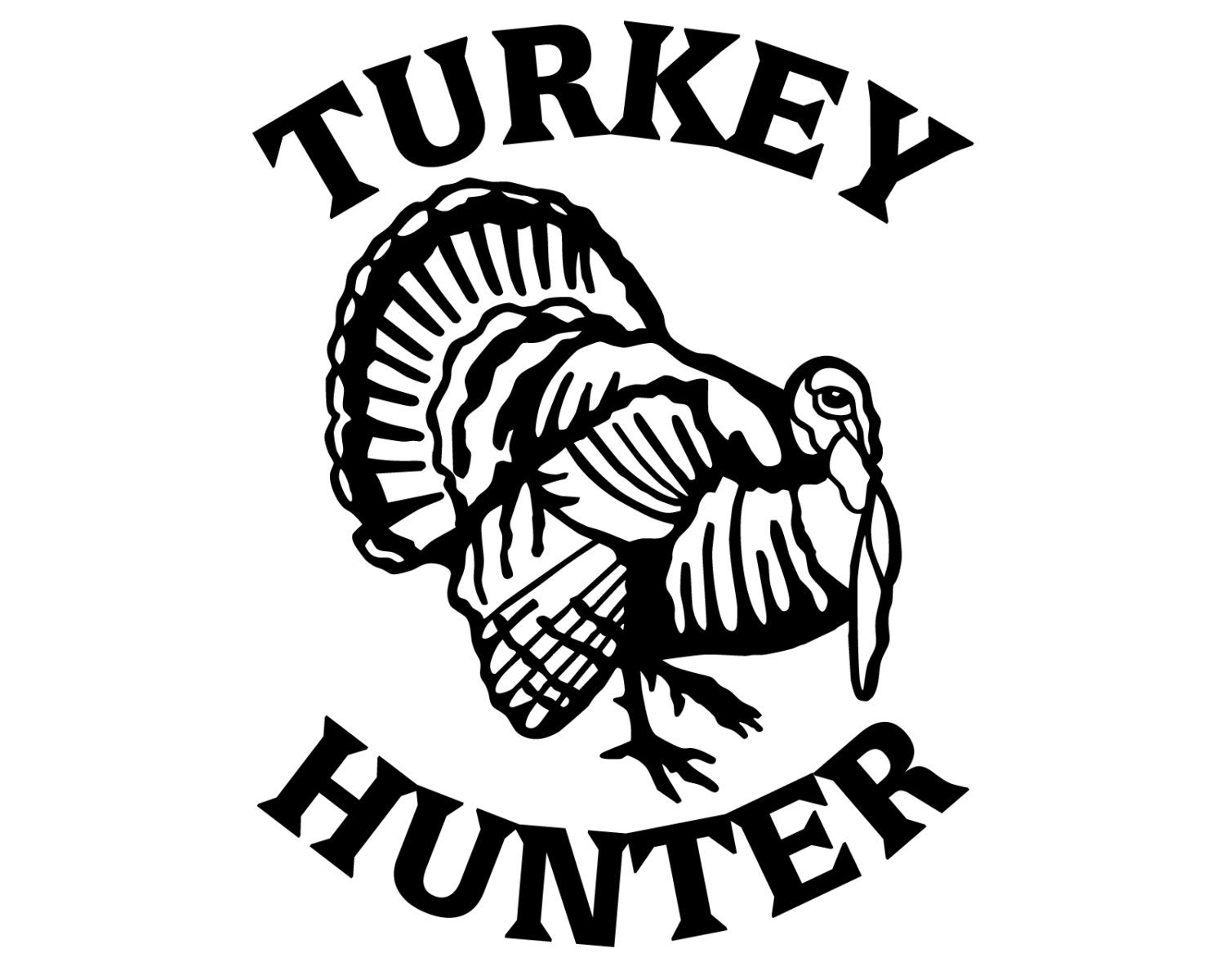 Turkey Hunting Vinyl Sticker Turkey Hunter Decal Etsy