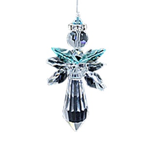 CR-46 Crystal Archangel Sandalphon Turquoise Rainbow Maker Ornament Glass Decoration Bedroom Hanging Healing Crystal Free Shipping in USA!