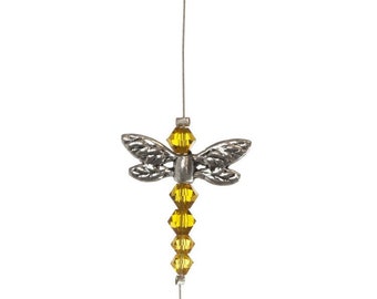 CA-068 Dragonfly comes w/ 20mm Amber Crystal Color Ball
