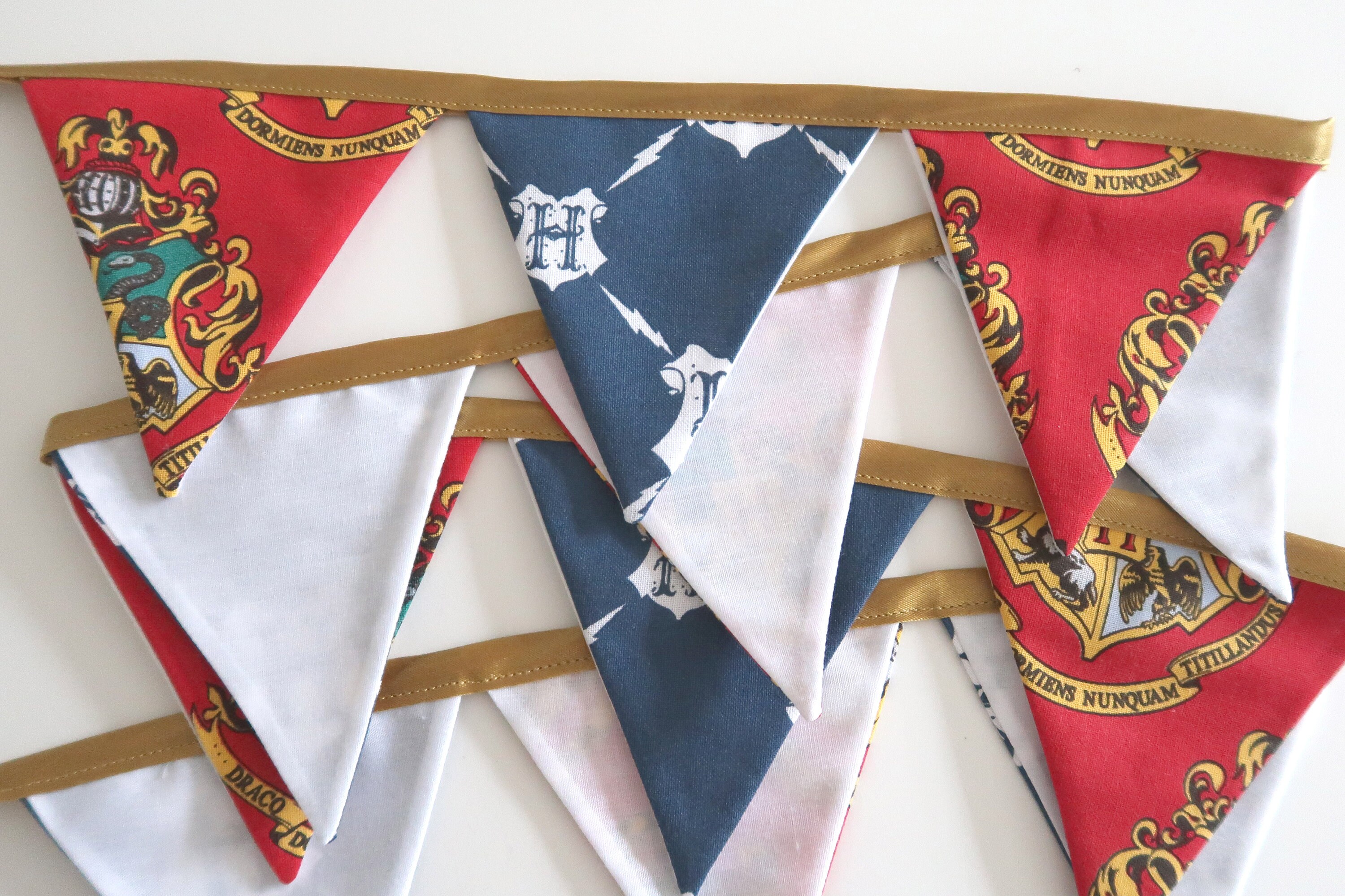 Harry Potter Bunting 1.2m Hogwarts Crest Design Handmade | Etsy
