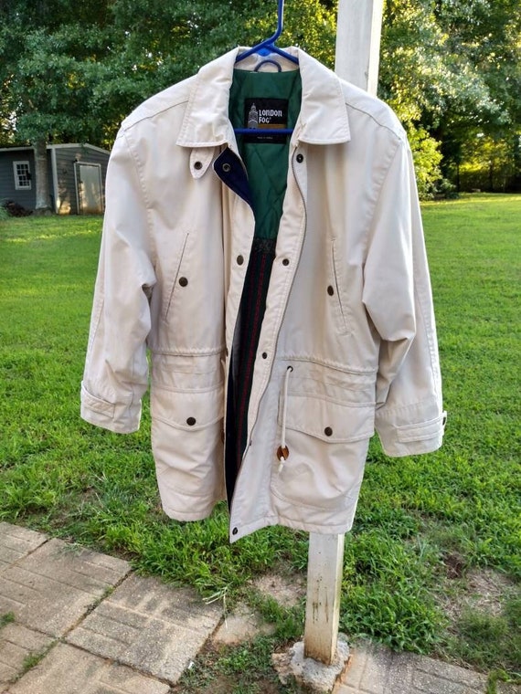 London Fog Coat Vintage Jacket Lots of Features 1… - image 1