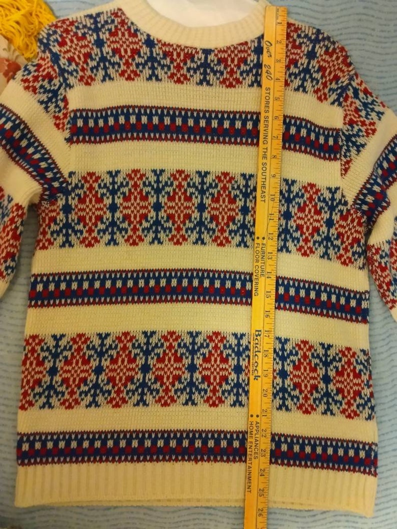 Robert Bruce 1970s Sweater Man or Woman Vintage Pullover image 6