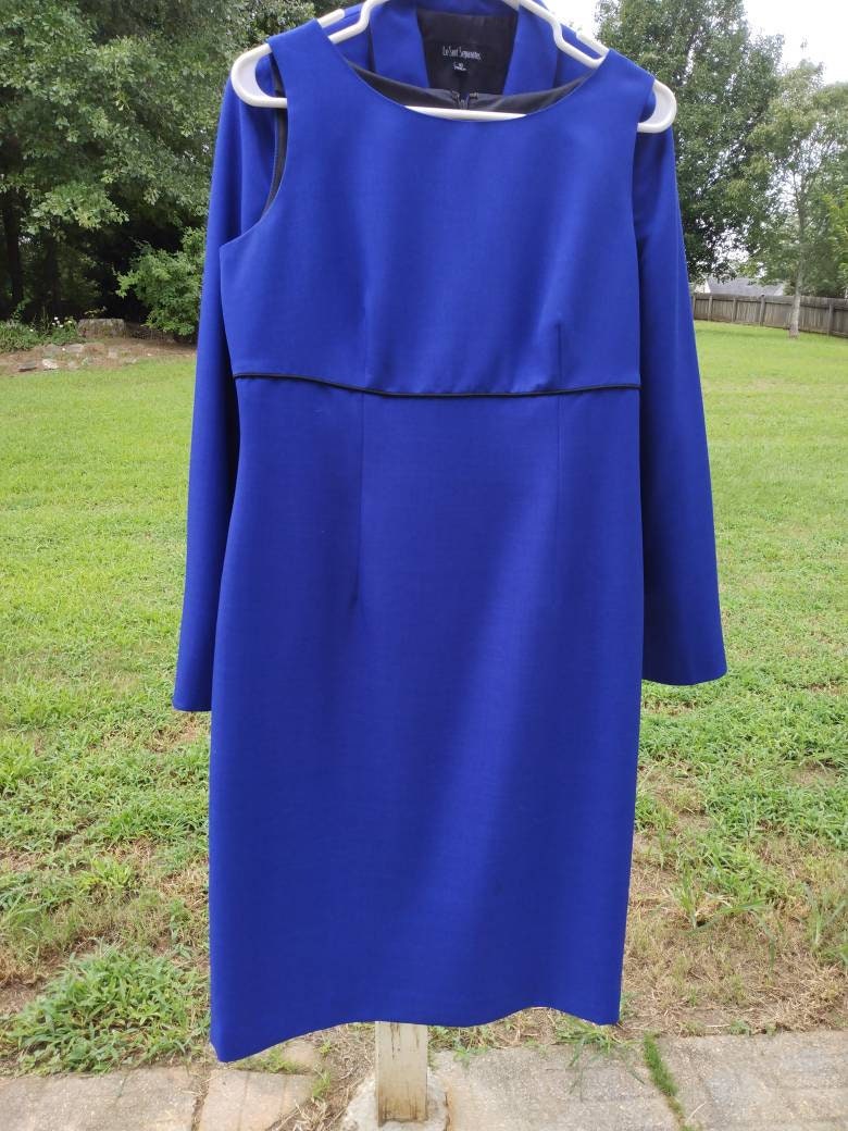 Two Piece Suit Dress With Blazer by Le Suit Navy Blue - Etsy Denmark