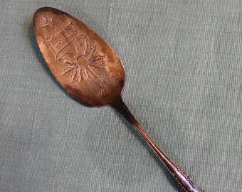 Oneida Silver Plate Seasonal Pie Server Vintage