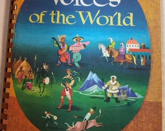 Voices of the World - Song and Music Book and Sheet Music Vintage