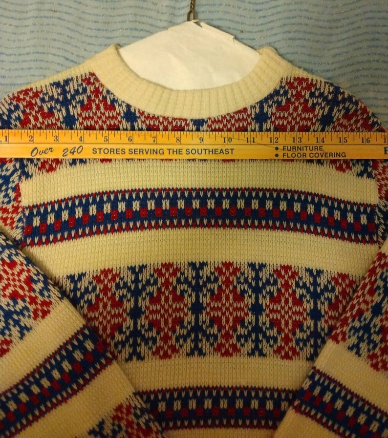 Robert Bruce 1970s Sweater Man or Woman Vintage Pullover image 3