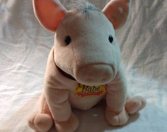 Talking Babe the Pig Plush Toy Yes it works