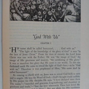 Rare * 1955 The Desire Of Ages book by Ellen G White Vintage  Early Edition