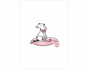 Hot Dog - original illustration - unique - one of a kind