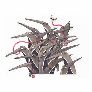 Anteater-Pile - Großer Ameisenbär - Ameise - Südamerika