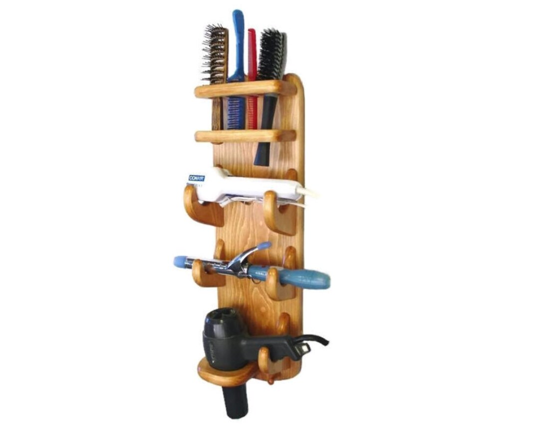 Bathroom Organizer Flat Iron Holder Curling Iron Hair Dryer - Etsy Bathroom Organizer Flat Iron Holder Curling Iron Hair Dryer - Etsy