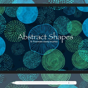 19 Pinceles de sello abstracto- Procrear - uso comercial o personal