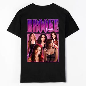 Brooke Davis One Tree Hill T-Shirt: Graphic Cotton Tee