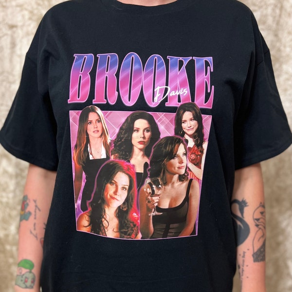 Brooke Davis One Tree Hill Sophia Bush Quote Inspo Tee T-shirt Short Sleeve Shirt Cotton | One Tree Hill