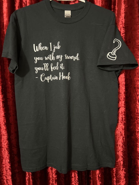 Captain Hook Killian Jones Once Upon A Time Quote Inspo Tee T-shirt Short  Sleeve Shirt Cotton Once Upon A Time - Etsy