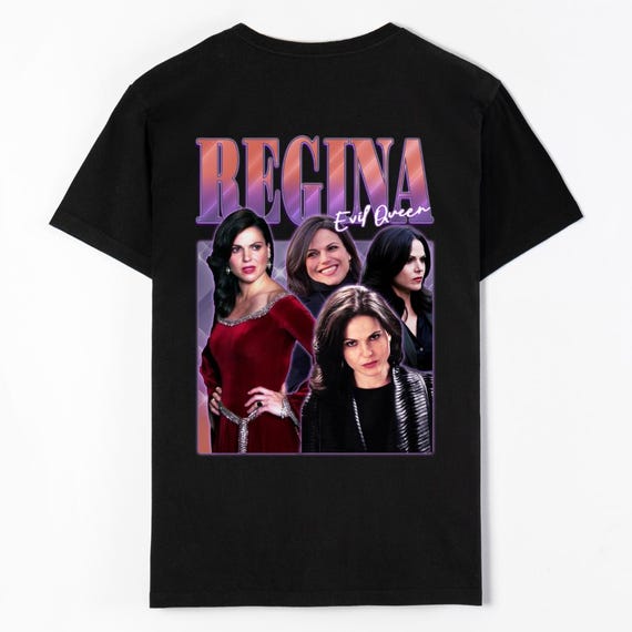 Regina Mills 'evil Queen' Cotton T-shirt - Once Upon A Time Fan