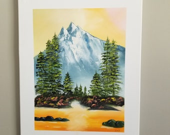 Spring Mountain - Bob Ross Inspired